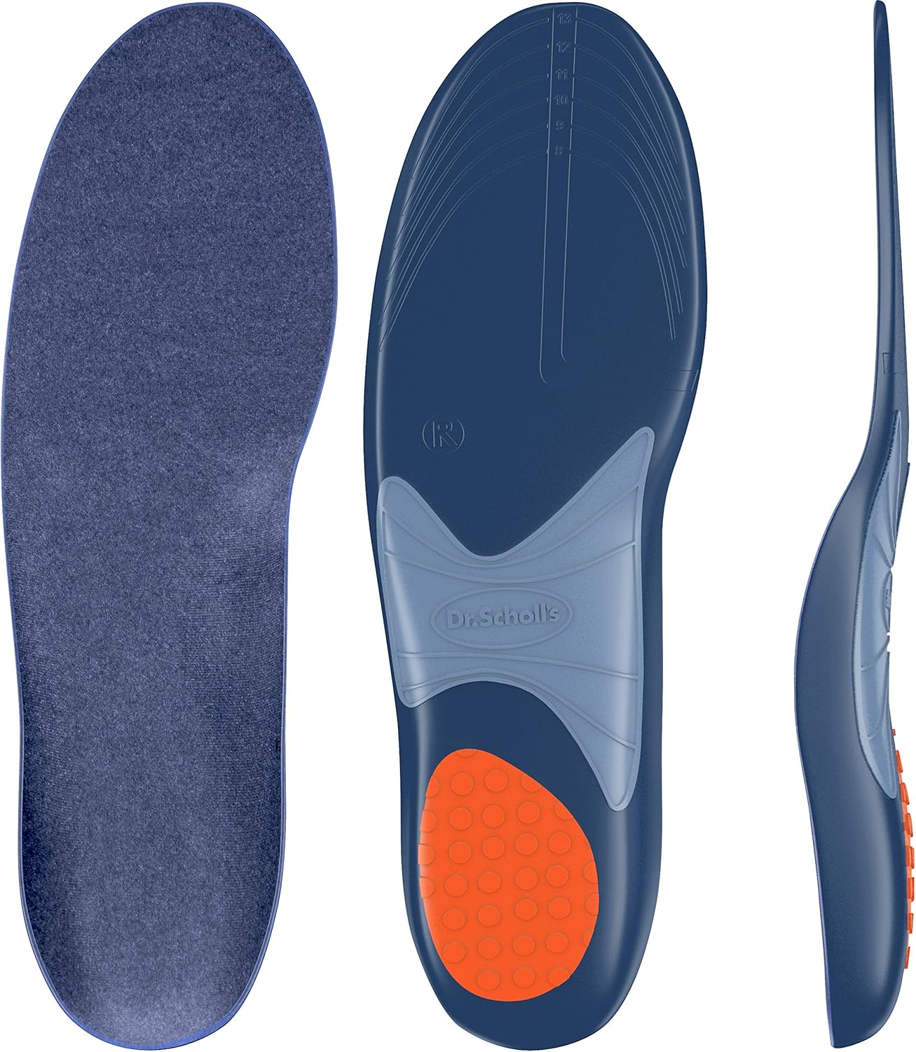 Dr. Scholl's Knee Pain Orthotics for Men Shoe Size 8-14: Health & Personal Care