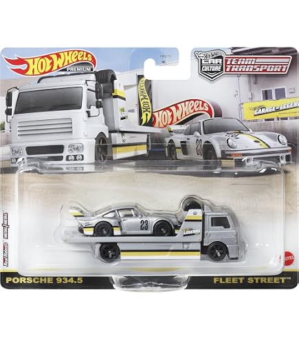 Hot Wheels 1:64 Team Transport 2025 H Case 3-Car Set – Car Culture Series FLF56-957H