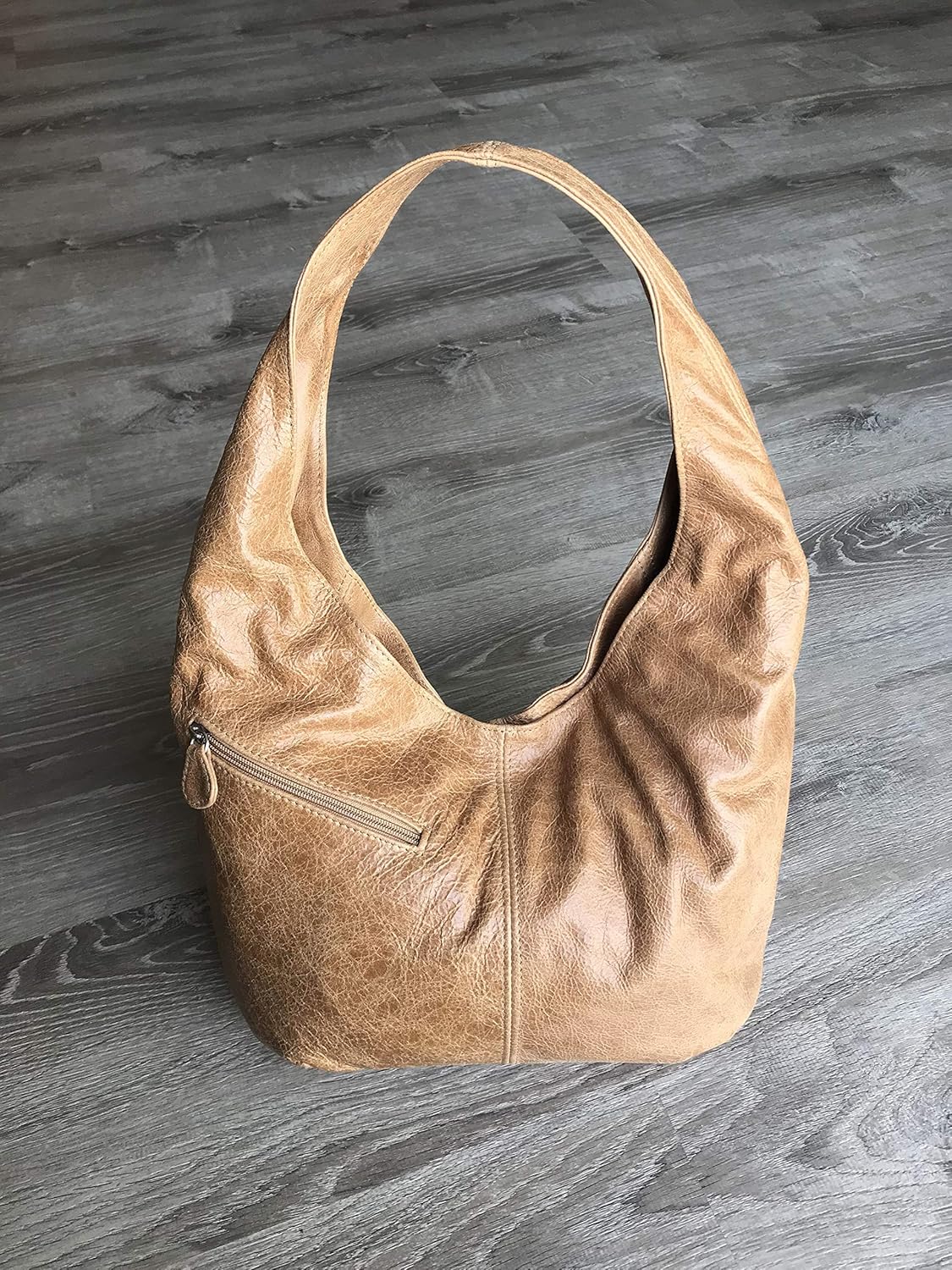distressed leather handbags hobo