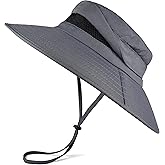 EINSKEY Waterproof Sun Hat for Men Women, UPF 50+ UV Protection Wide Brim Packable Hat for Fishing Hiking Garden Safari Beach