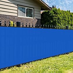 SunnyRoyal 8' x 46' Blue Privacy Fence Screen Heavy