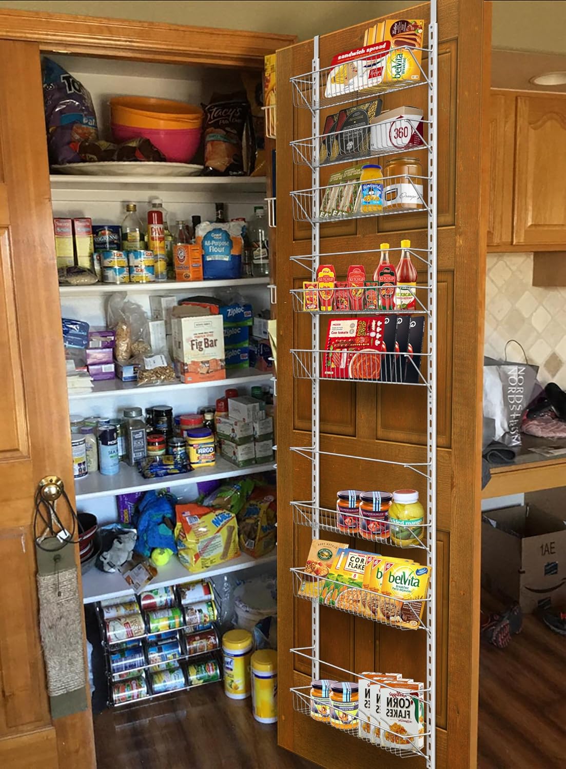 Home Garden Racks Holders Over The Door Storage Rack Kitchen
