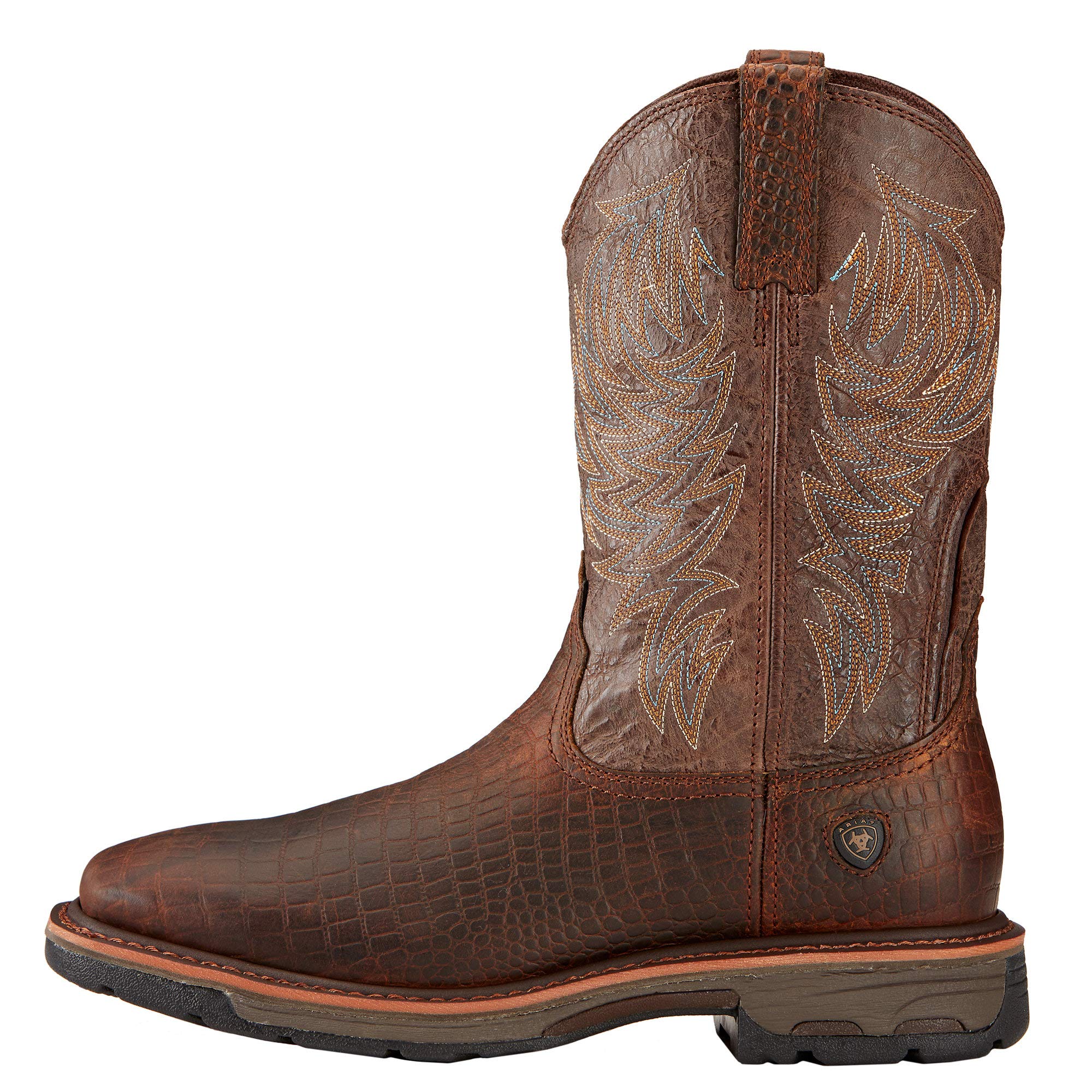 ariat workhog croc print