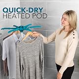 Beldray Heated Clothes Airer Pod 900/1000W 6 Arms 10kg Quick Dry Cover view 5