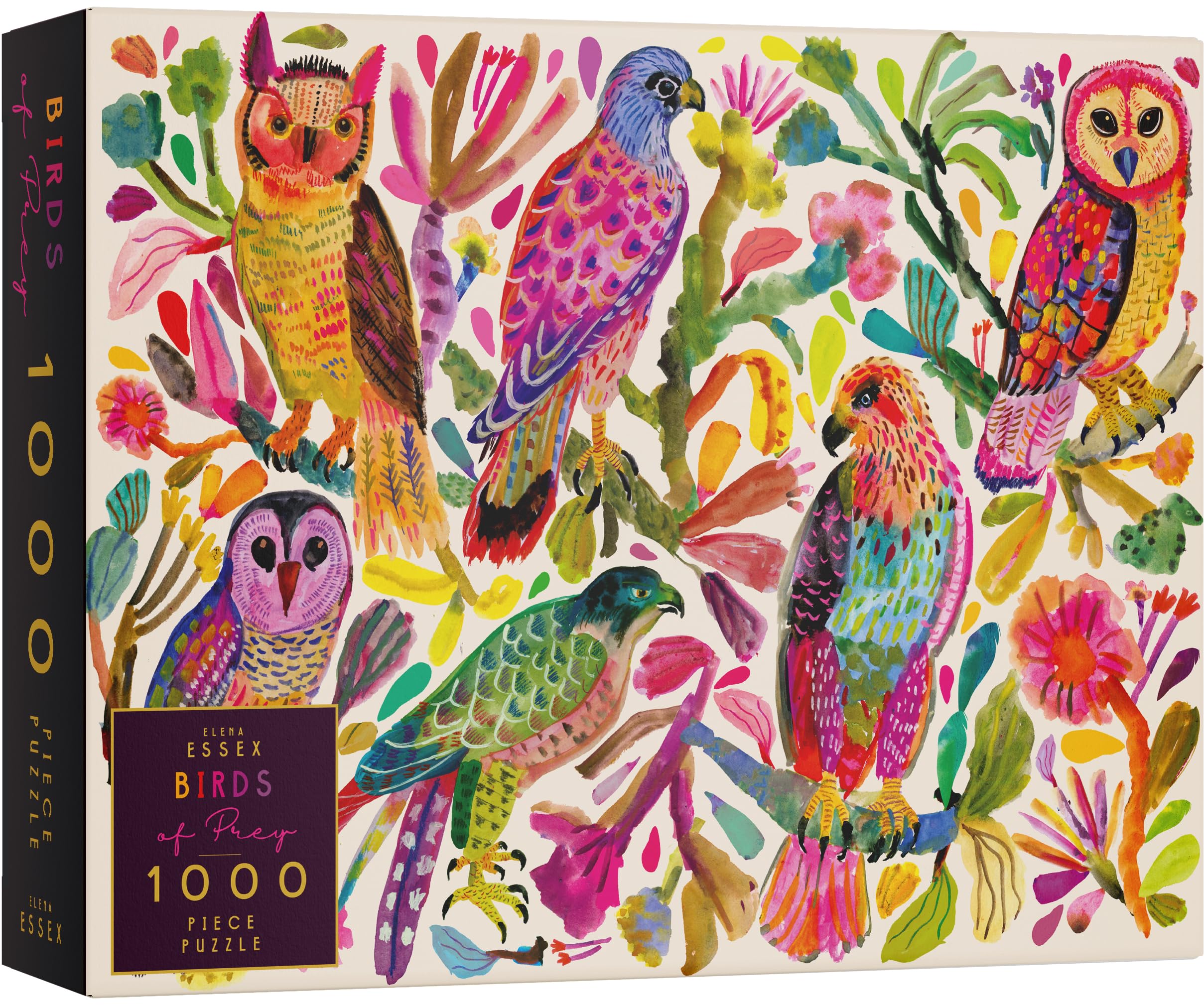 Elena Essex Jigsaw Puzzles for Adults 1000 - Birds of Prey/Jigsaws/Jigsaw Puzzle/Puzzle Presents for Women/Bird Rainbow Gradient Puzzle/jigsaw puzzles size 70x50cm — image 1