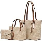 MKF Collection Satchel Bag for Women, Shoulder bag, Small Tote bag & Wristlet Purse Vegan Leather Handbag by Mia K