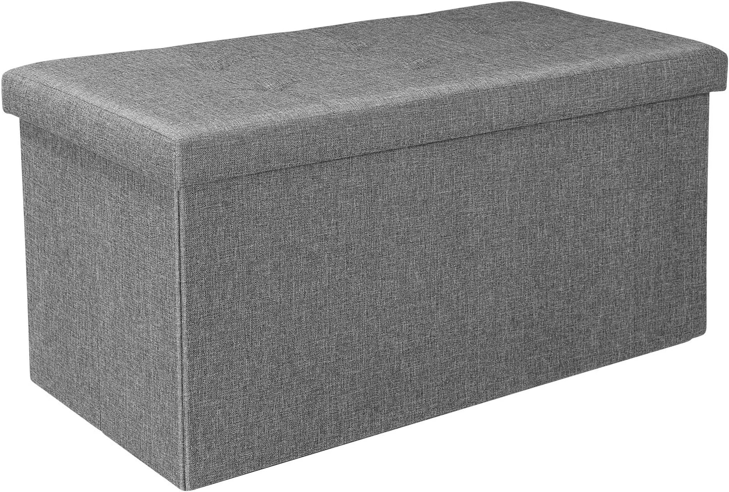 Bonlife Ottoman Storage Boxes,Footstools and Pouffes with Storage Bench