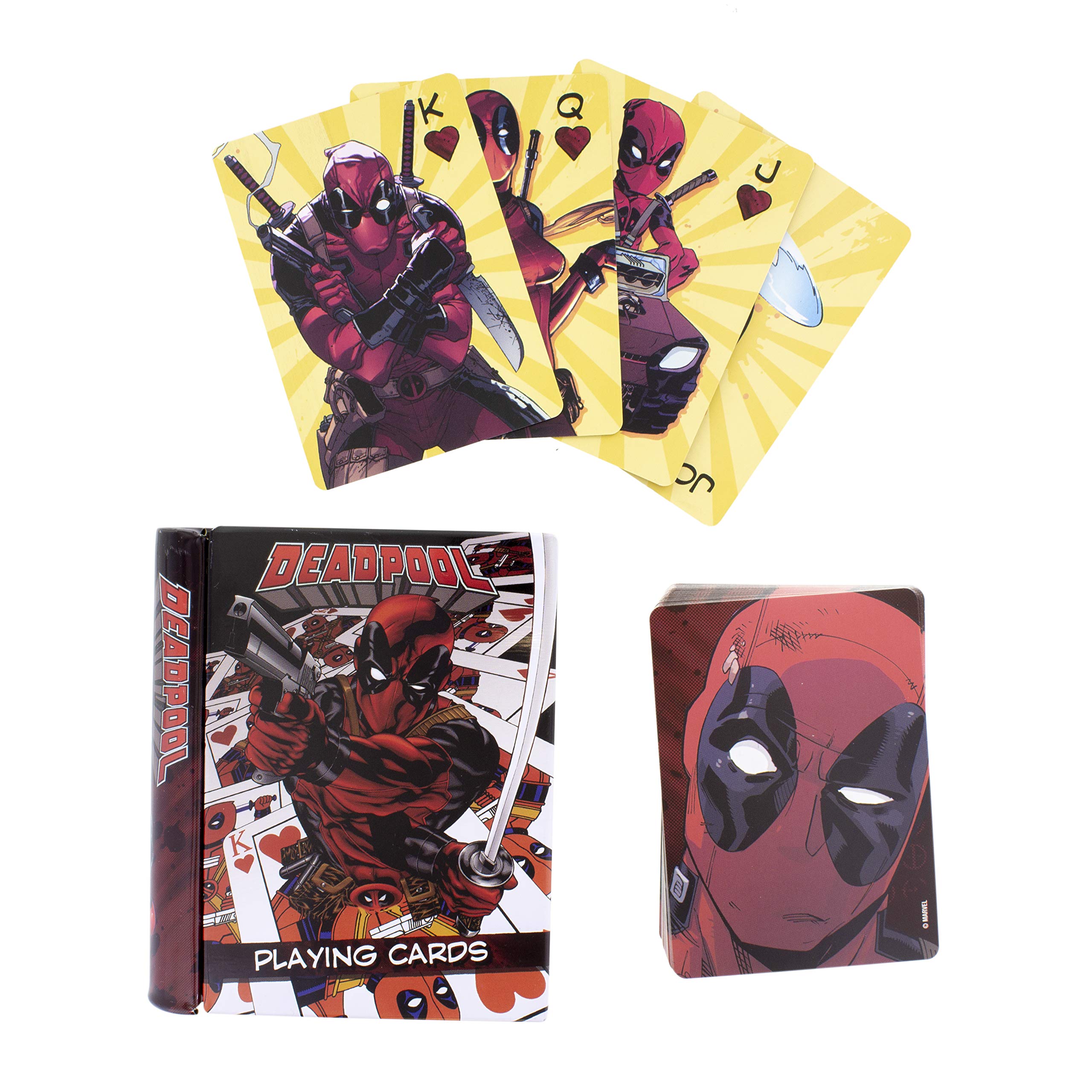 Paladone Marvel Deadpool Playing Cards and Tin - Officially Licensed Disney Merchandise