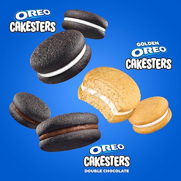 OREO CAKESTERS SOFT SNACK CAKES VARIETY PACK, 3-5 COUNT PACKS (15 TOTAL SNACK PACKS, 5 PER FLAVOR)