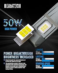 BEAMTECH 9006/HB4 Light Bulbs, G-XPower Chips