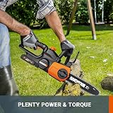 WORX 20V WG322E.1 Cordless Chainsaw 25cm Auto-Tension Lubrication 10" Bar view 5
