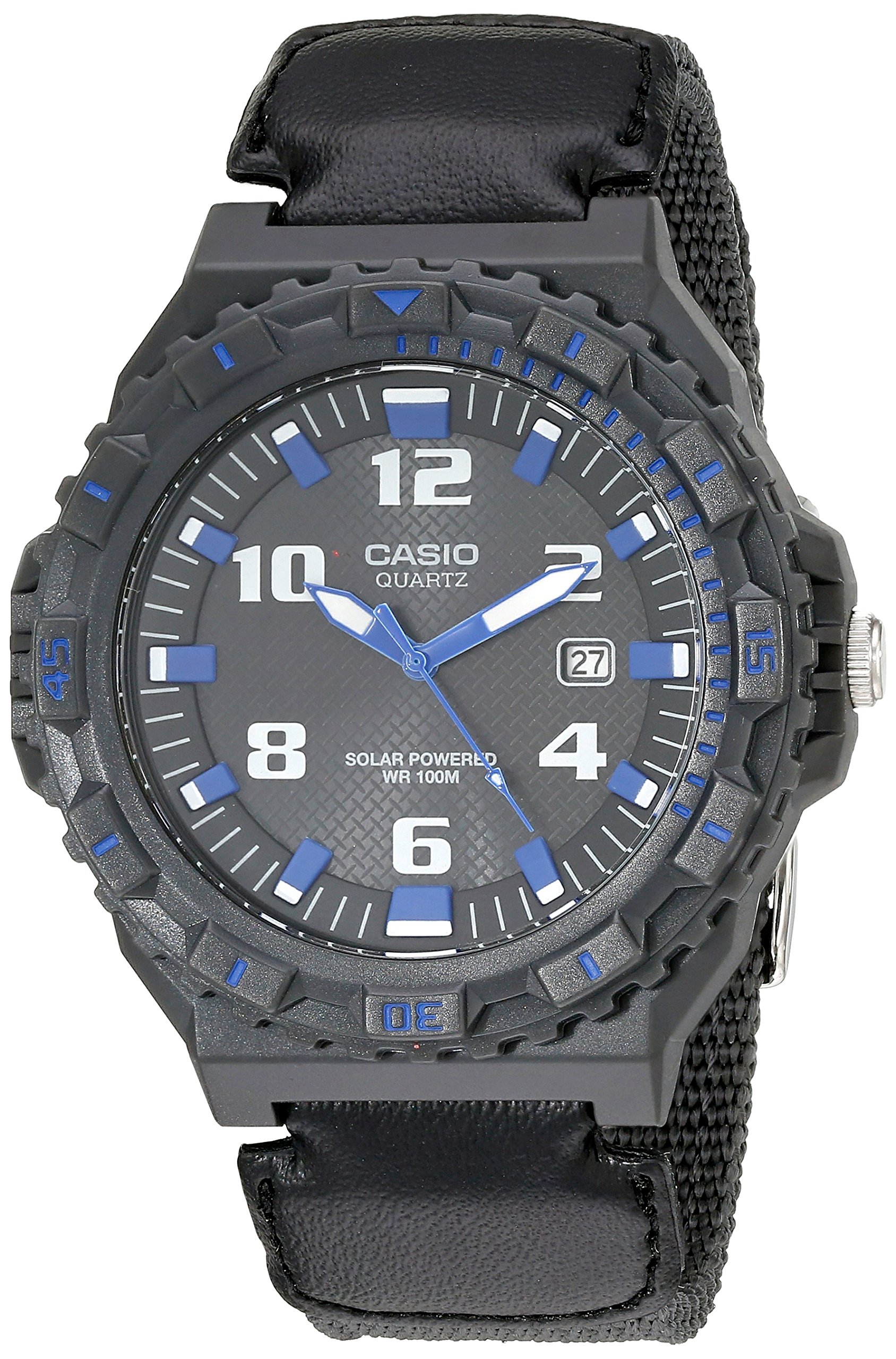casio quartz solar powered wr100m