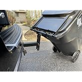 American Made Premium Single Can Receiver Garbage Hauling Hitch - by Garbage Commander