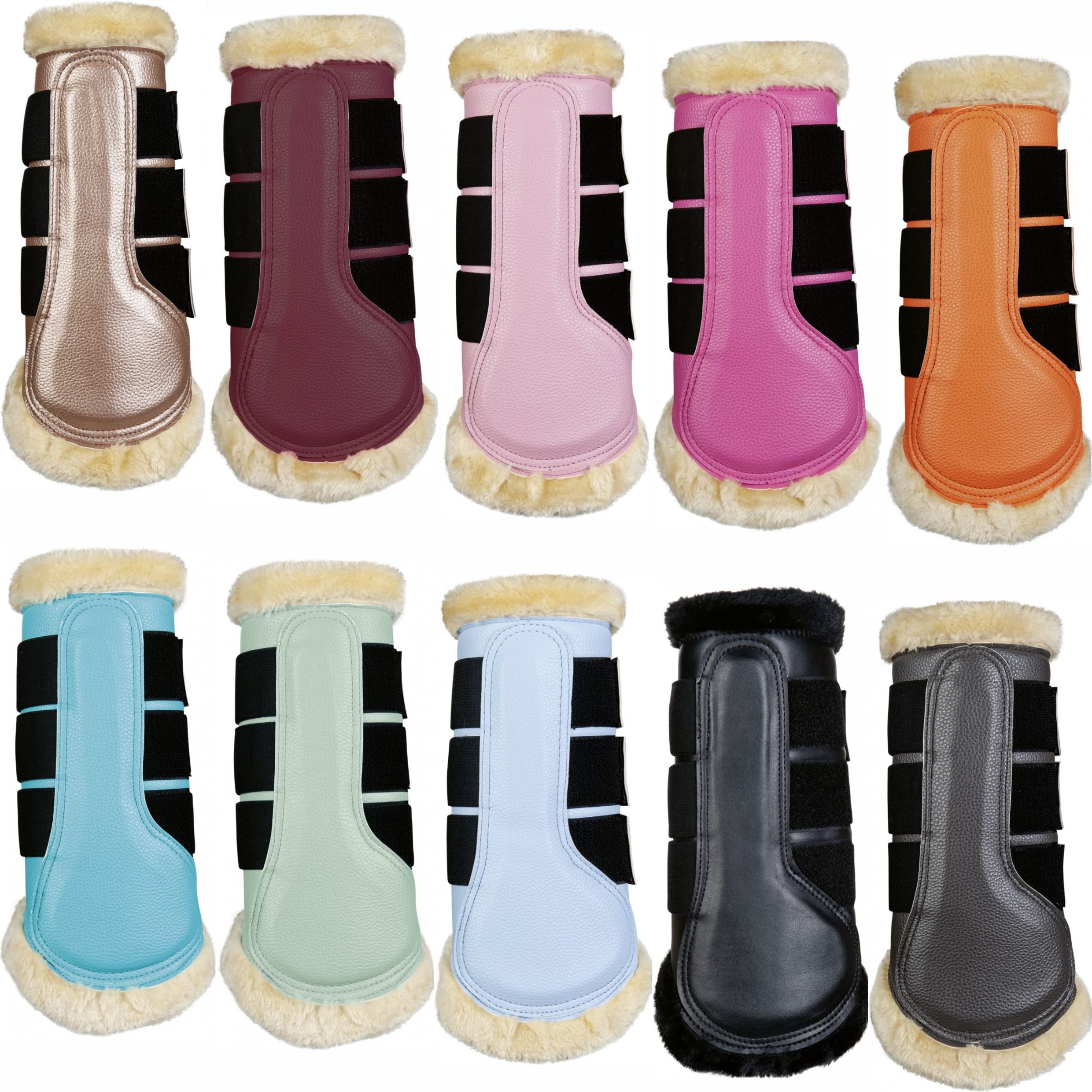 HKM Comfort Horse Boots Weinrot Mini Shetty