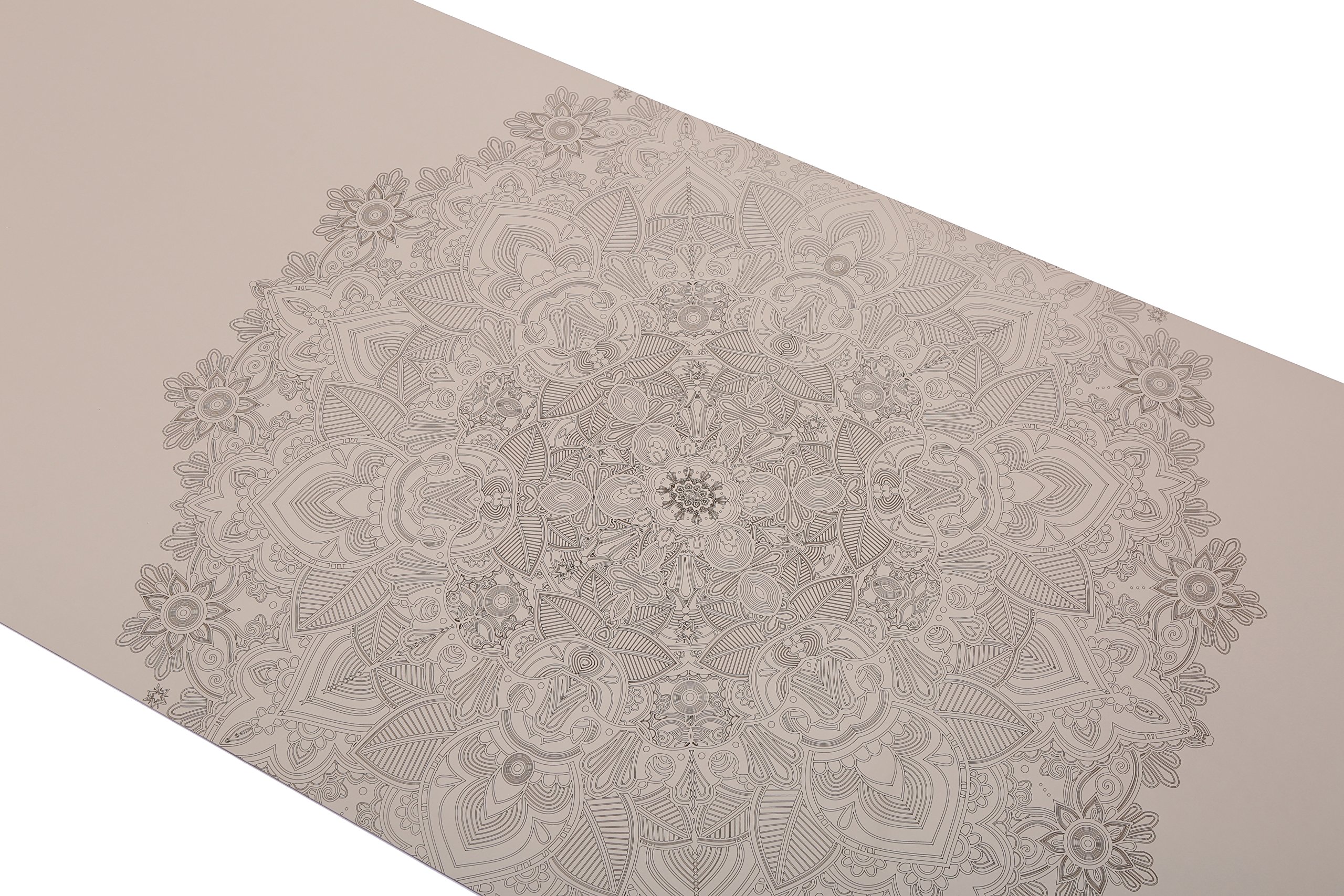 Yoga Mat,4.5mm Thick Yoga Mats Eco and Body Friendly Sweat Grip Non-Slip With Carrying Yoga Mat Bag-Ganesha