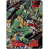 Northwest Teenage Mutant Ninja Turtles Micro Raschel Throw Blanket, 46" x 60", Raph Attack