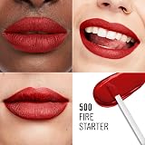 Rimmel London Lasting Mega Matte Liquid Lipstick 500 Fire Starter Vegan 7.4ml view 3