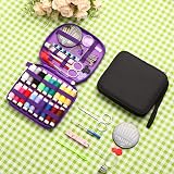AUERVO Mini Sewing Kit 87Pcs Travel Case Thread Needles Scissors Buttons view 7
