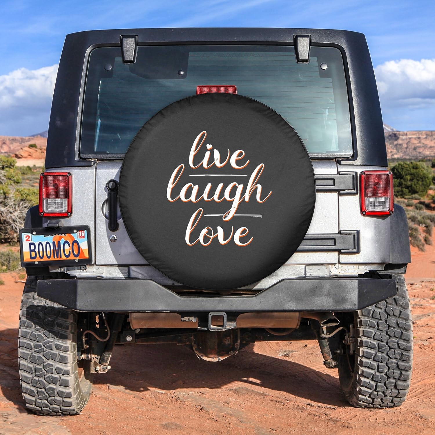 Boomerang Jeep Wrangler JK 30" Live Laugh Love Spare