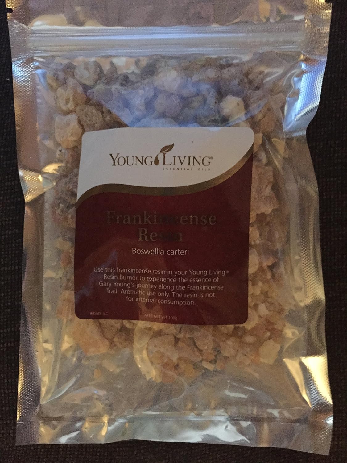 Frankincense Resin Bag 100 grams by Young Living Essential