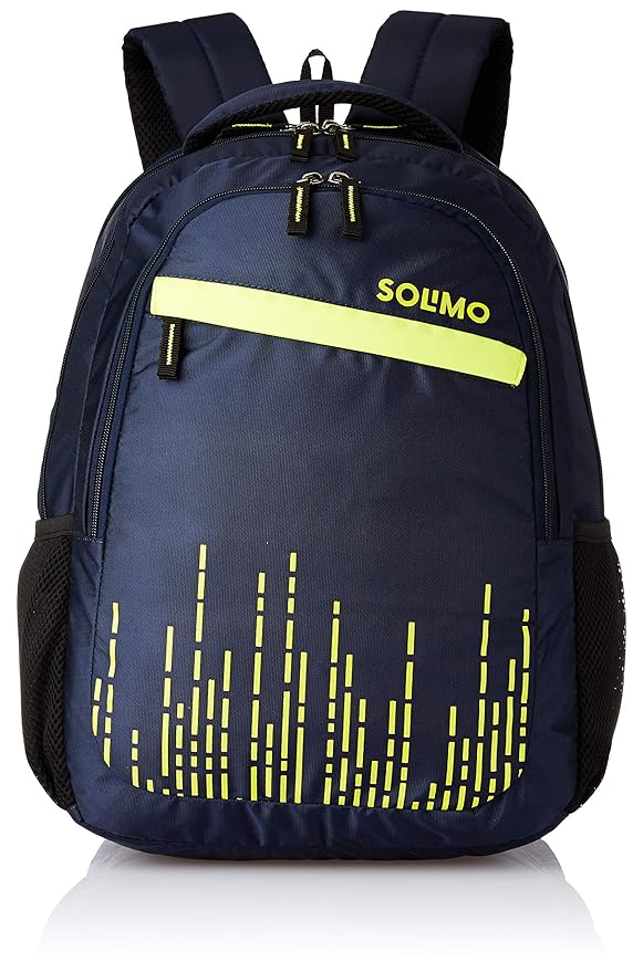 Amazon Brand - Solimo Trellis Laptop Backpack for 15.6-inch Laptops (31 litres, Blue)