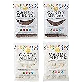 Wilton Light Cocoa and Bright White Candy Melts Candy Set, Vanilla & Chocolate Candy Melts