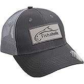 Fishoholic Snapback Baseball Fishing Hat - Mesh Trucker Fishing Gift for Dad Father