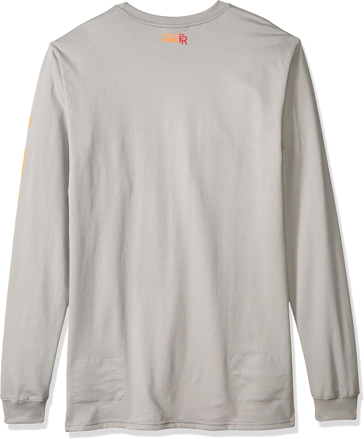 ARIAT Men's Big and Tall Flame Resistant Long Sleeve Logo Work Crewhenley Shirt: Clothing