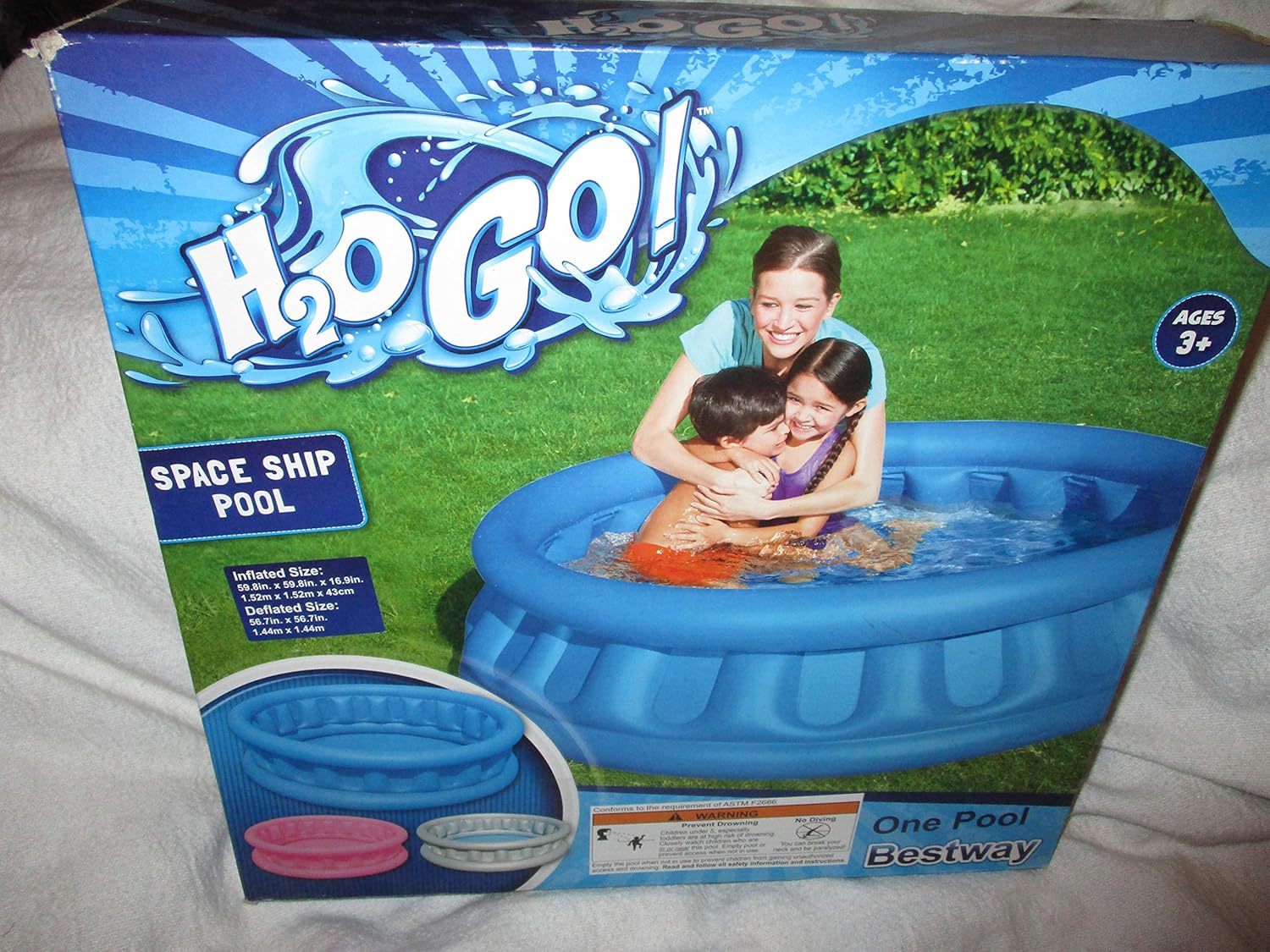 h20 inflatable pool