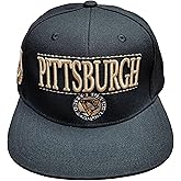 Mitchell & Ness NHL Pittsburgh Penguins The City Snapback Hat Cap Black