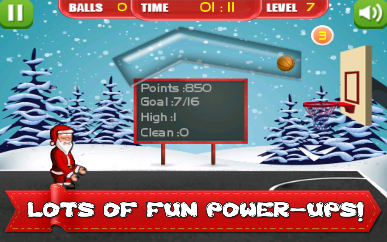 Santa Christmas Basketball for Android