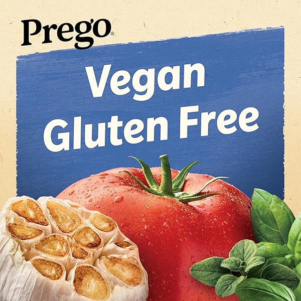 PREGO ROASTED GARLIC AND HERB PASTA SAUCE, 45 OZ JAR