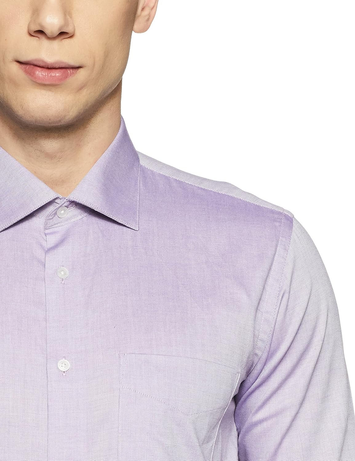 van heusen men's solid slim fit formal shirt