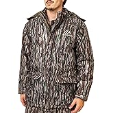 Realtree Men's Camo Hunting Insulated Cold Weather Parka Jacket - Water-resistant, Mid-weight and Super Warm