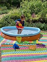 Talking Tables Waterproof Outdoor Rug 180x120cm Lightweight Mat view 4