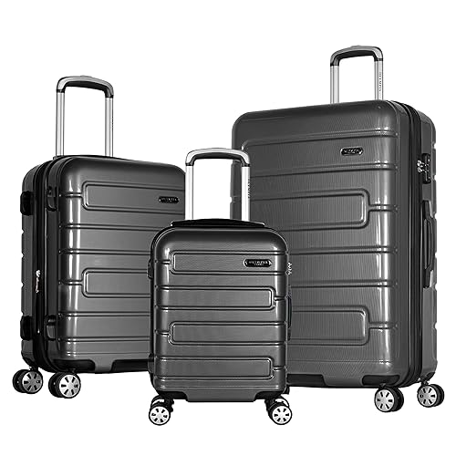 Olympia Nema 3-Piece Luggage Set Expandable Lightweight