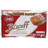 Biscoff Cookies - 4.3 Ounce (Pack of 2) (16 Individual Snack Packs)