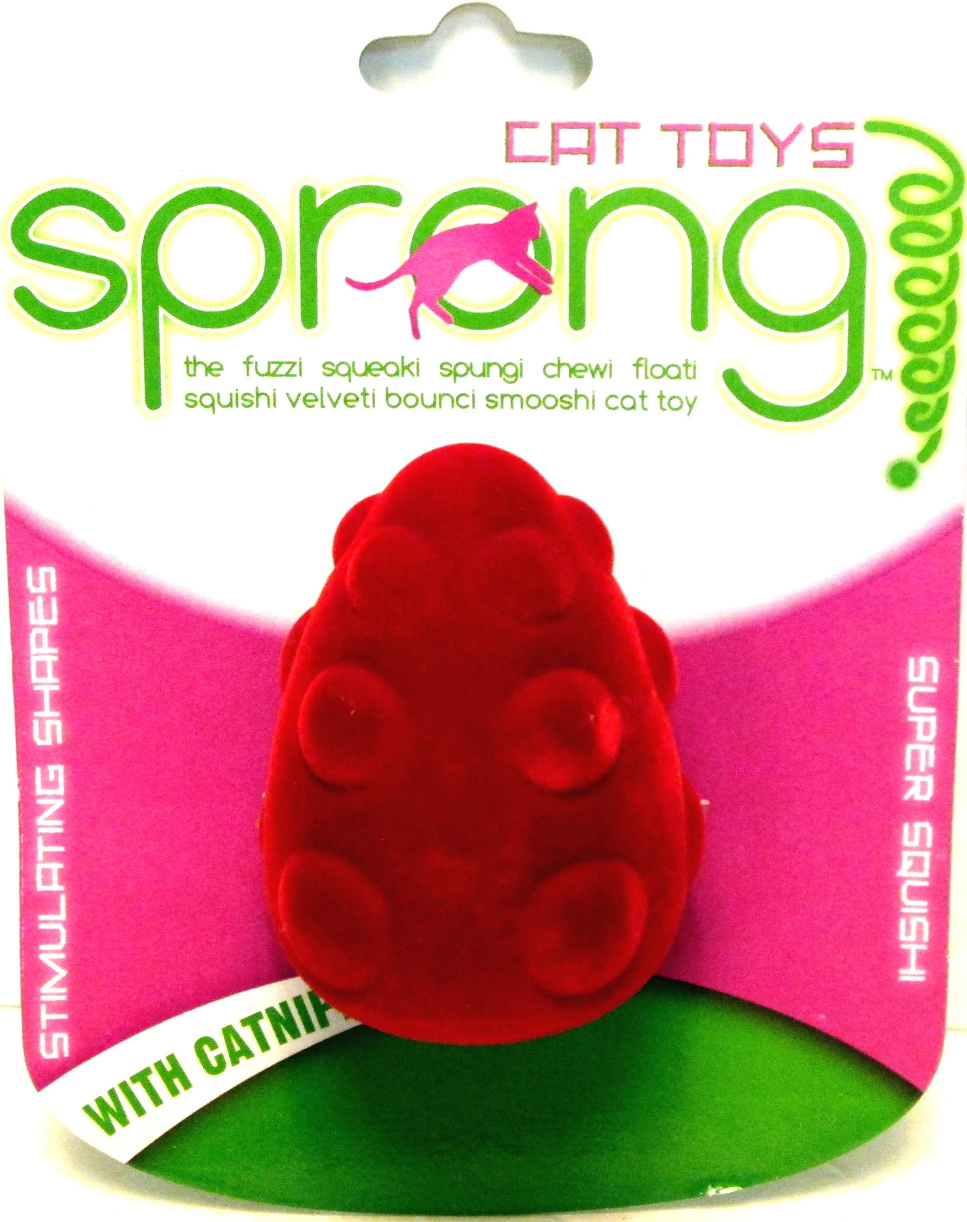 Sprong Bumpy Bobbler Squishi Cat Toy with Catnip!