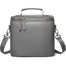 Image of Simple Modern Vegan Leather Lunch Bag for Women, Men, Work | Reusable Insulated Cooler