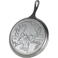 Lodge Wildlife Series-10.5" Cast Iron Griddle with Moose Scene
