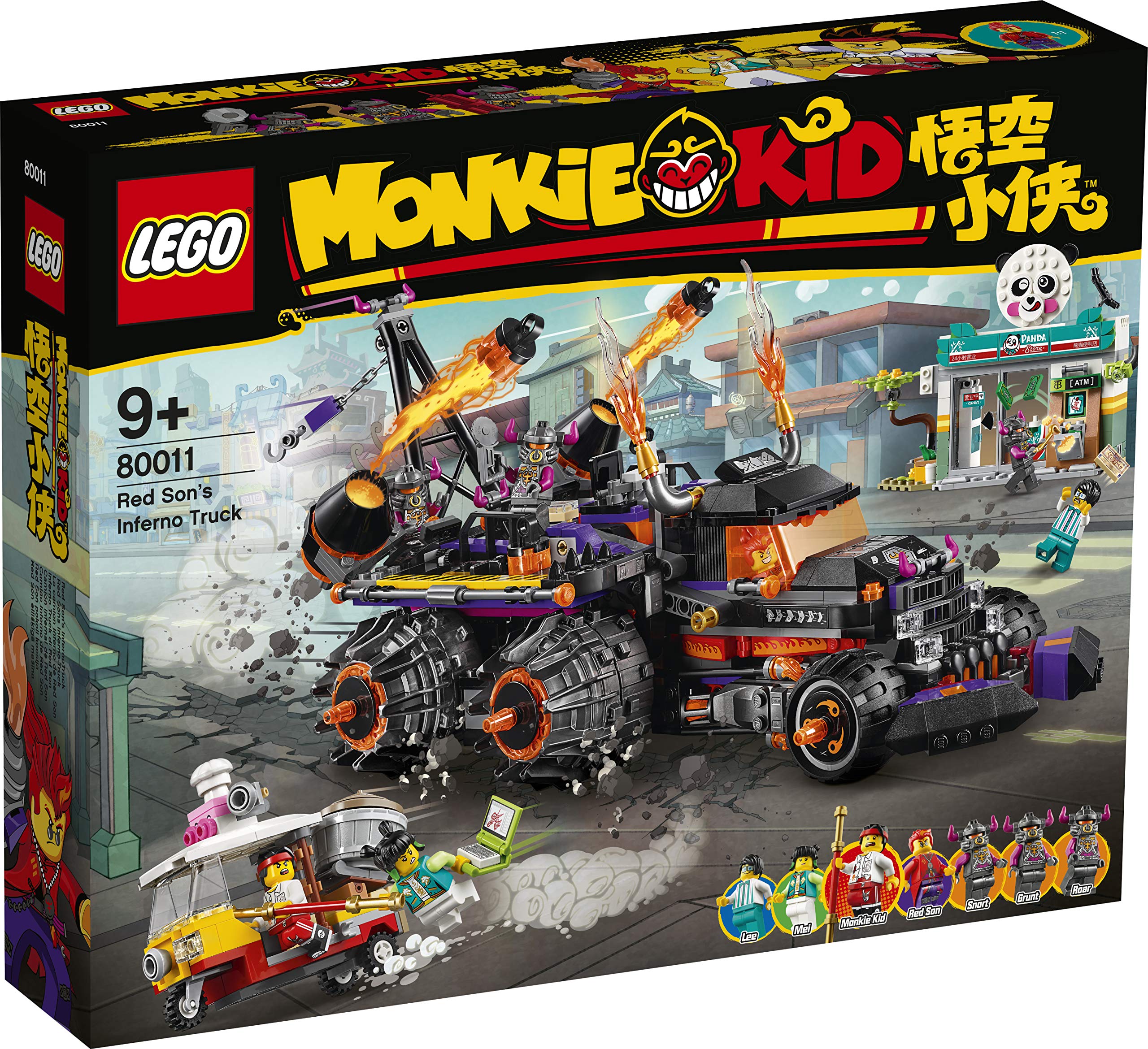 LEGO Monkie Kid Red Son’s Inferno Truck 80011