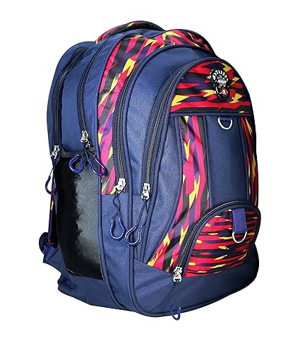 Apnav Polyester 30 Ltrs Navy Blue School Bag