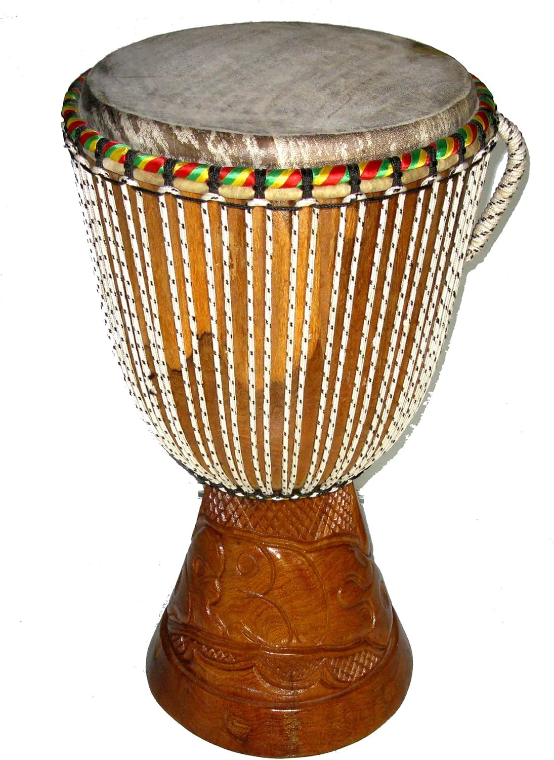 Tamburo Djembe africano 30,48 cm (12")pelle per Tom Tom equosolidale
