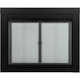 Pleasant Hearth AT-1001 1111 fireplace screen, Black Medium
