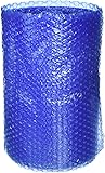 UBOXES 30-Feet Roll Blue Bubble Small 3/16" Wrap x 12" Wide