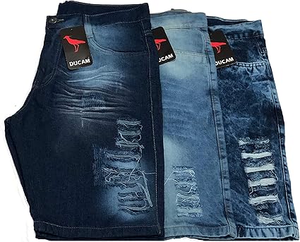 bermudas rasgadinhas masculinas