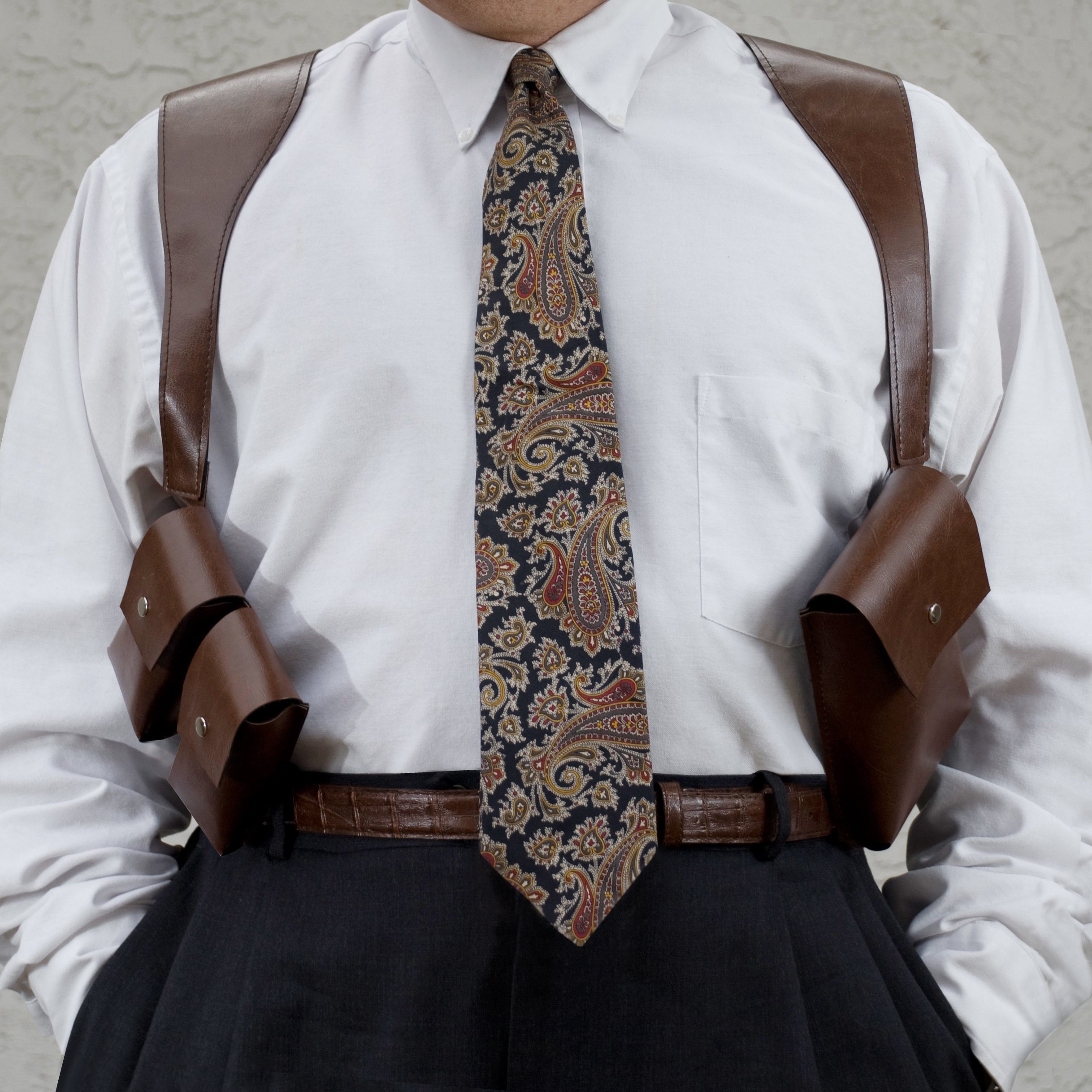 Galleon Brown Doublesided Shoulder Holster Style Wallet W/secure