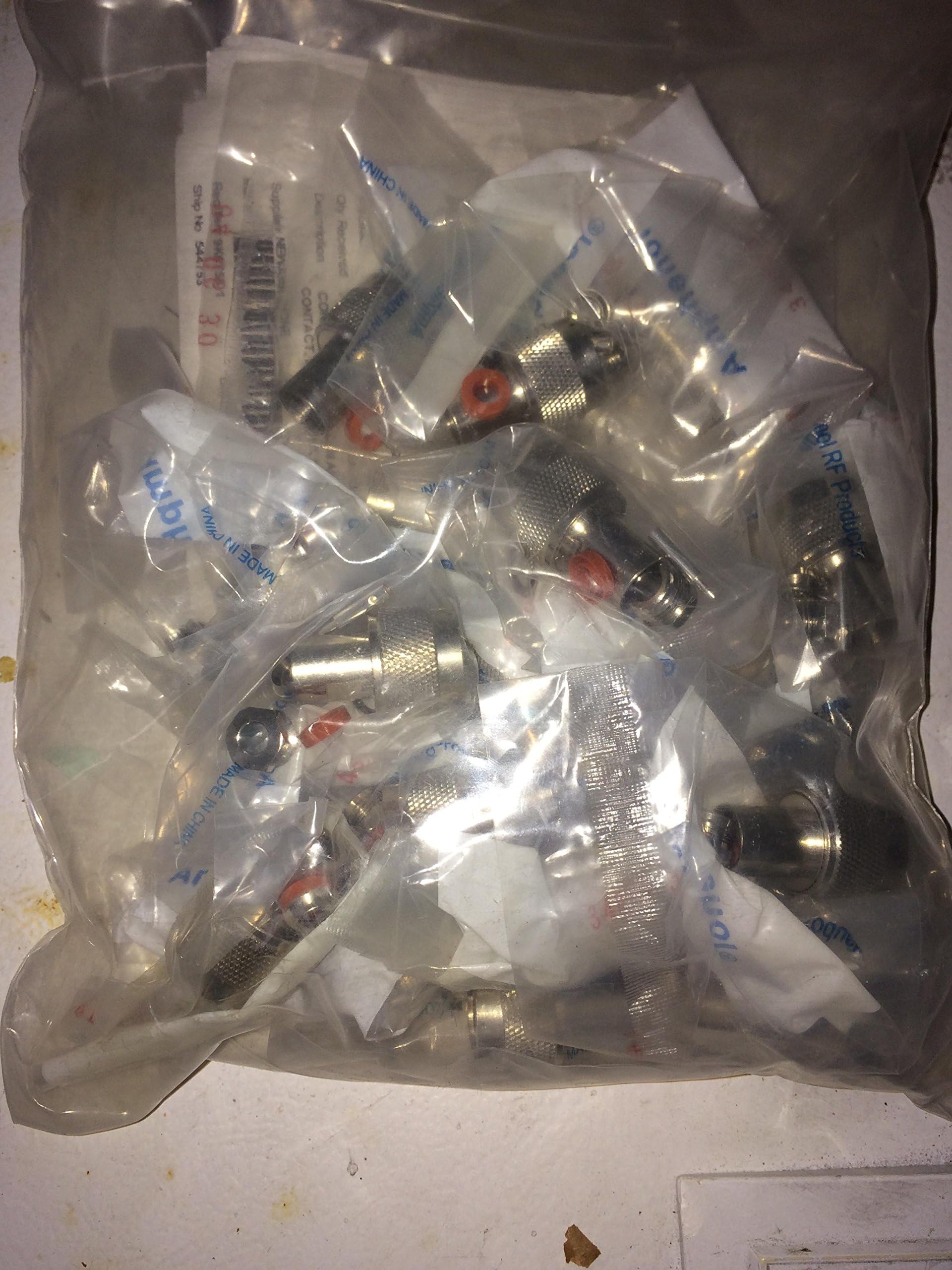 RF Connectors / Coaxial Connectors N ST PLUG RG58 LMR 195 UG-536B/U