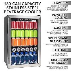 Igloo IBC41FNSS New And Improved 180-Can Capacity