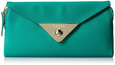 Viari Cannes Sling Clutch (Emerald green)